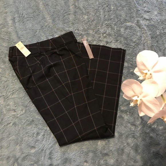 Ann Taylor Pants - Ann Taylor Loft Julie Trousers Pants 0P Checks